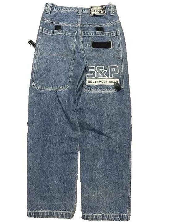 パンツ 90s SOUTHPOLE baggy denim Southpole Jeans, Blue Vintage Baggy Jeans, 90s Hip Hop, 1990s Hip