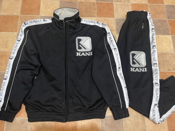 KARL KANI Tracksuit, Vintage Kani Track Suit Jacket Pants Set, 90s