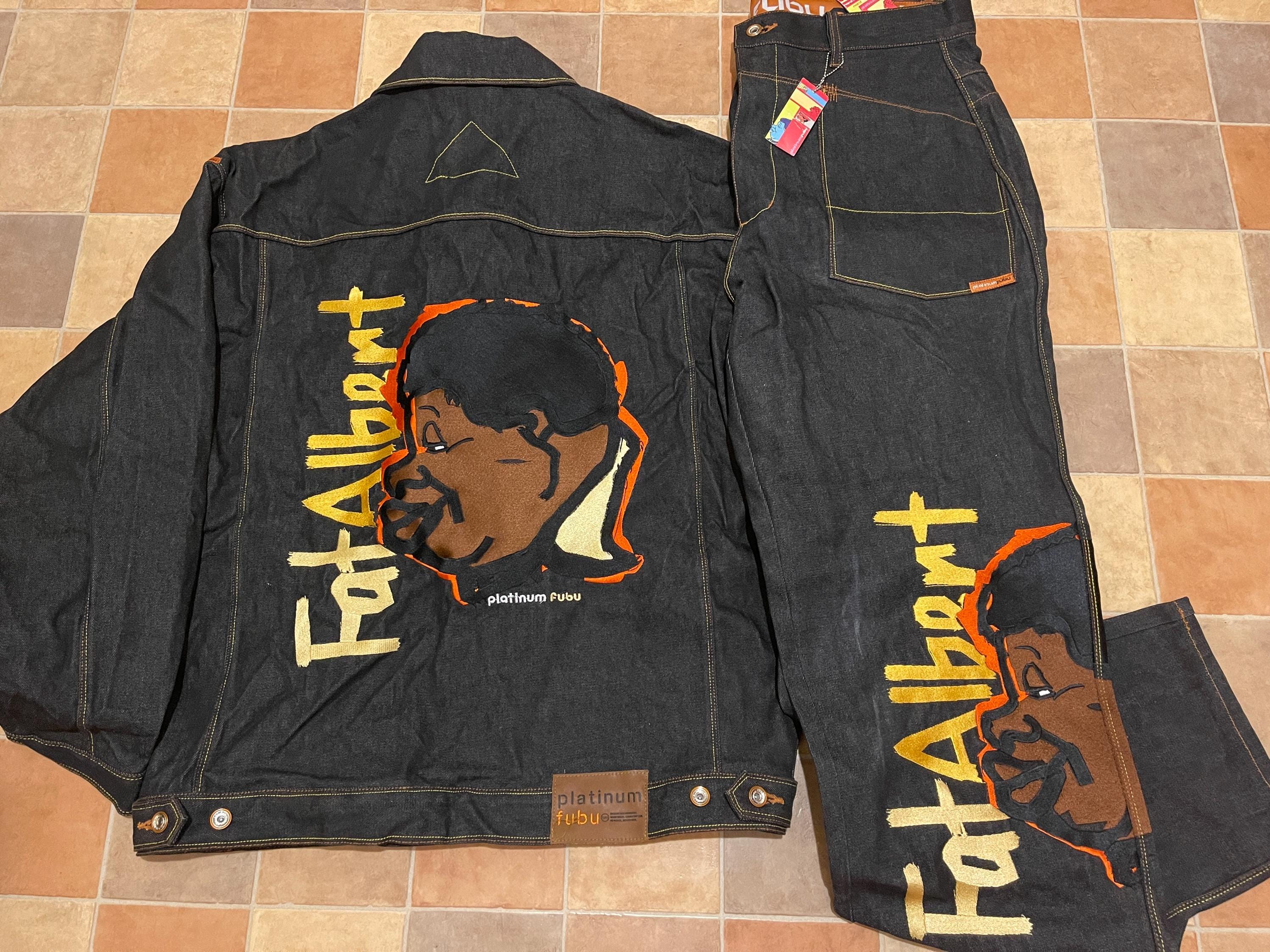 T-shirt Vintage FUBU XL – Fat Albert & The Gang – Blu – Anni 2000 – Nuova Con Etichette