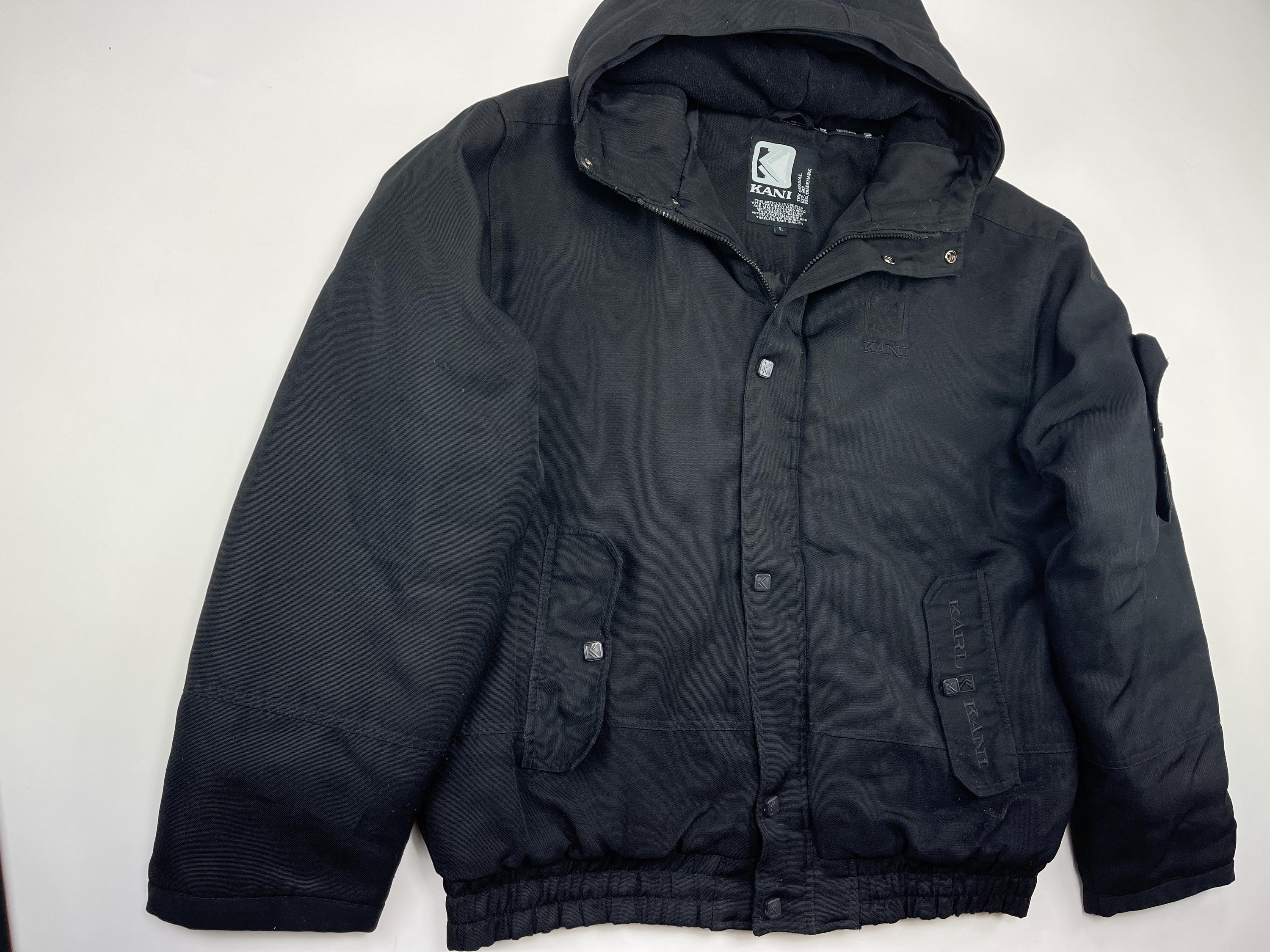 Karl Kani Jacket, Black, Vintage Kani Jacket, 90s Hip Hop
