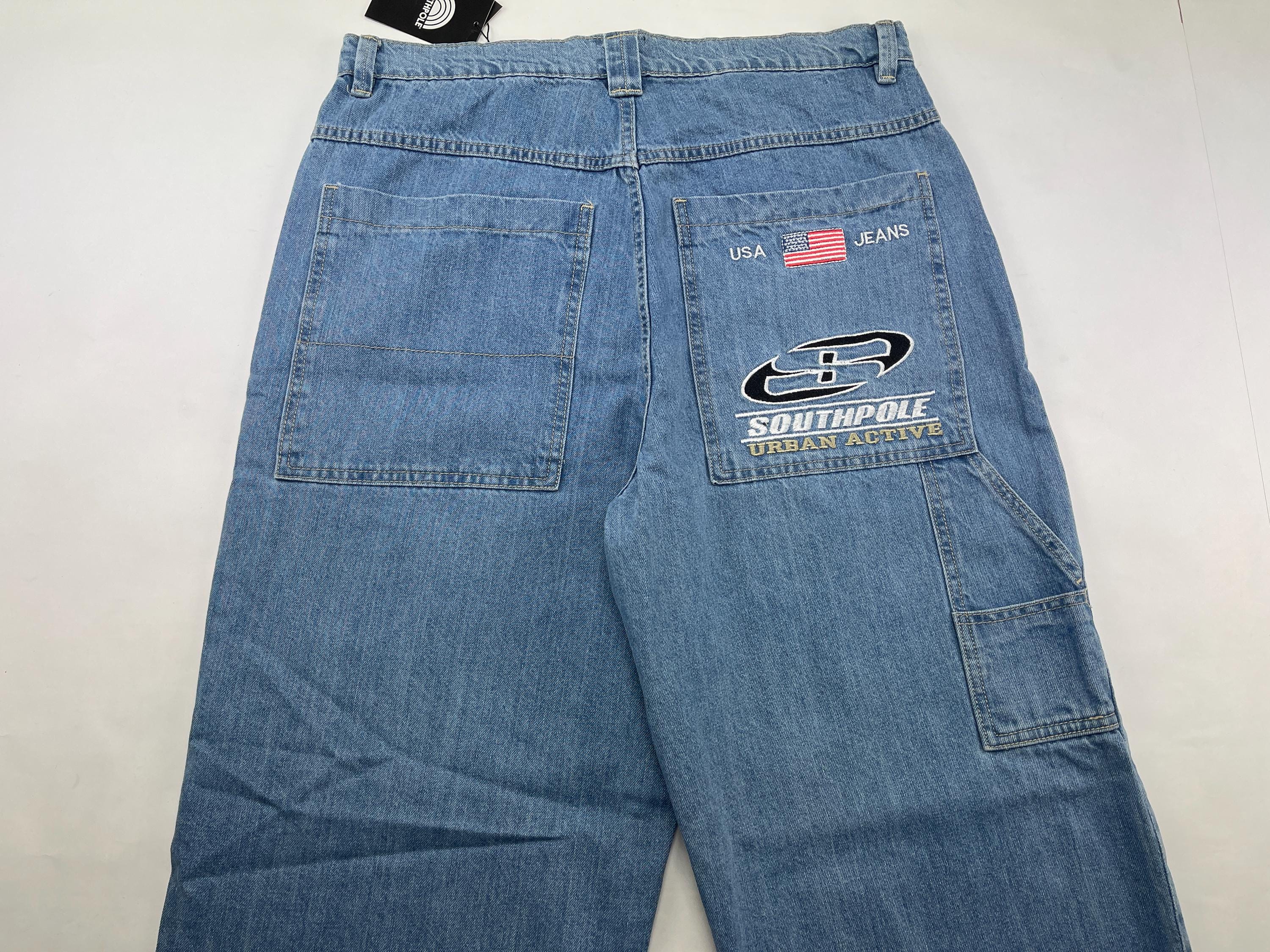 Southpole Jeans, Vintage Baggy Jeans, 90s Hip Hop Clothing Southpole Jeans, Vintage Baggy Jeans, 90s Hip Hop Clothing