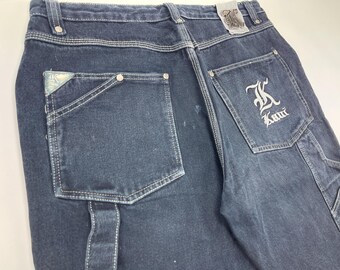 KARL KANI Shorts, Blue, Kani Jeans Denim Shorts, 90s Hip Hop