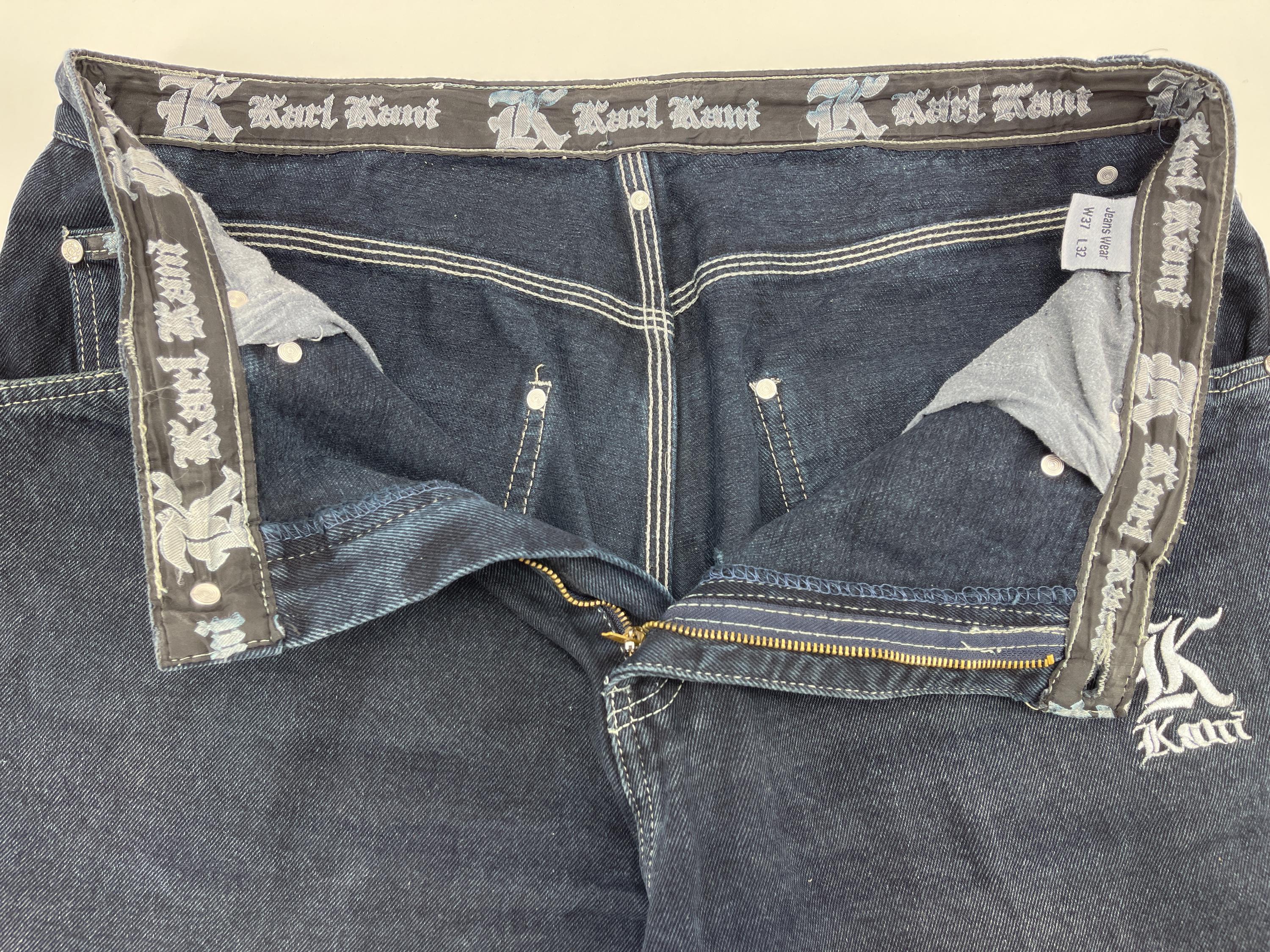KARL KANI Shorts, Blue, Kani Jeans Denim Shorts, 90s Hip Hop