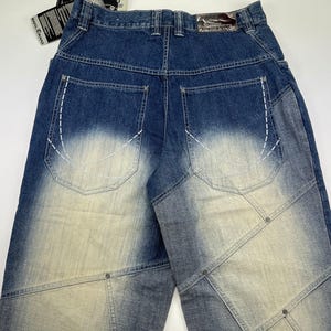 KARL KANI jeans, blue, vintage Kani jeans baggy loose, 90s hip hop clothing, 1990s hip-hop, deadstock, streetwear, rap, mens size W 32 NWT