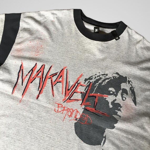 Makaveli Branded T-shirt, Vintage 2pac Jersey, Tupac, 90s Hip Hop