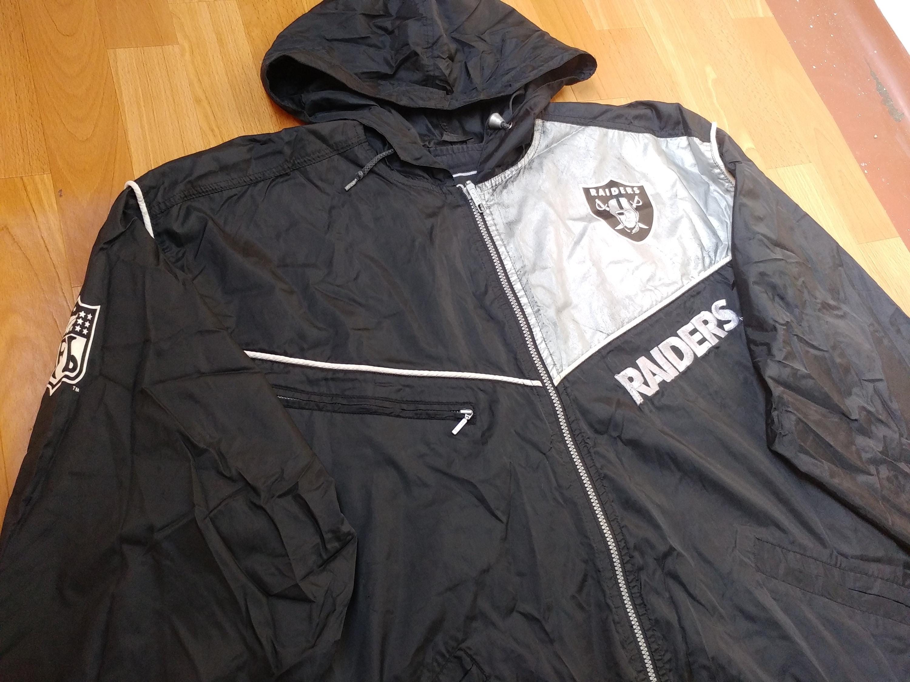 Los Angeles Raiders Jacket, 1993 Campri Teamline Windbreaker