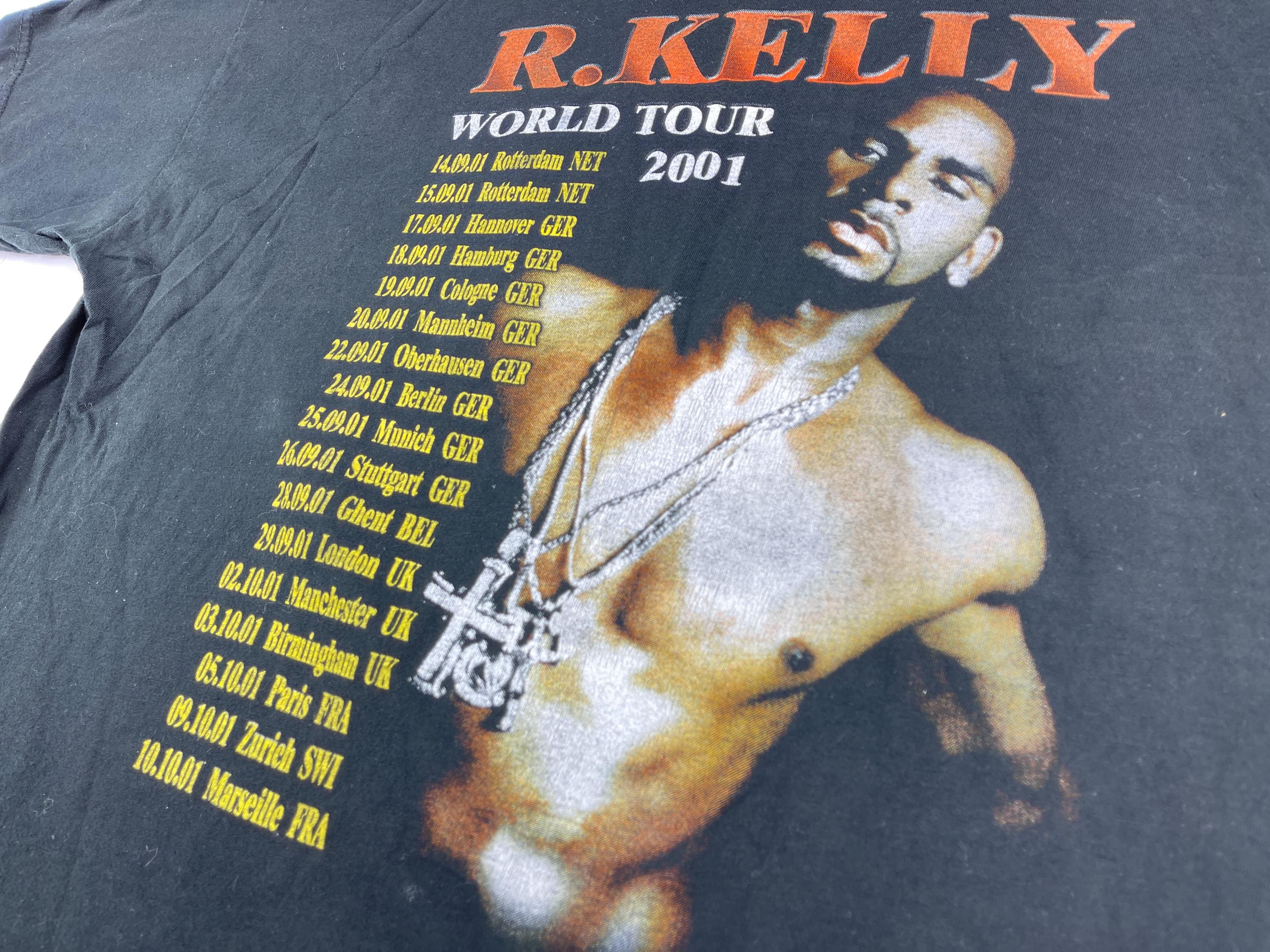 R Kelly T-shirt, the Tp-2.com Tour 2001, Vintage, 2 SIDED Shirt