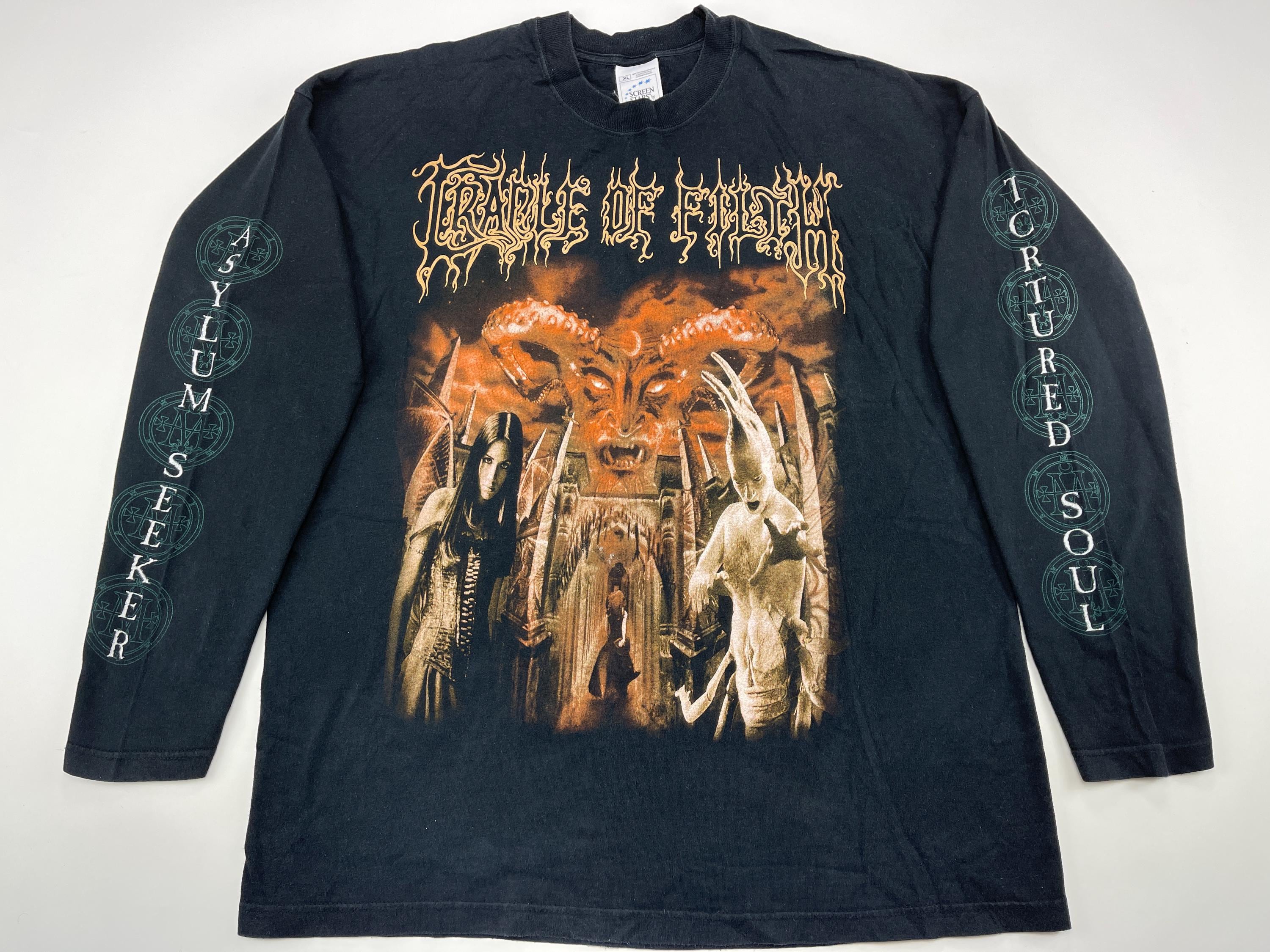Vintage Cradle of Filth T-shirt, Tortured Soul Asylum, Mutating