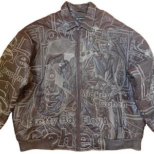 Pelle Pelle Leather Jacket, Mafia Gangster Vintage, Marc Buchanan