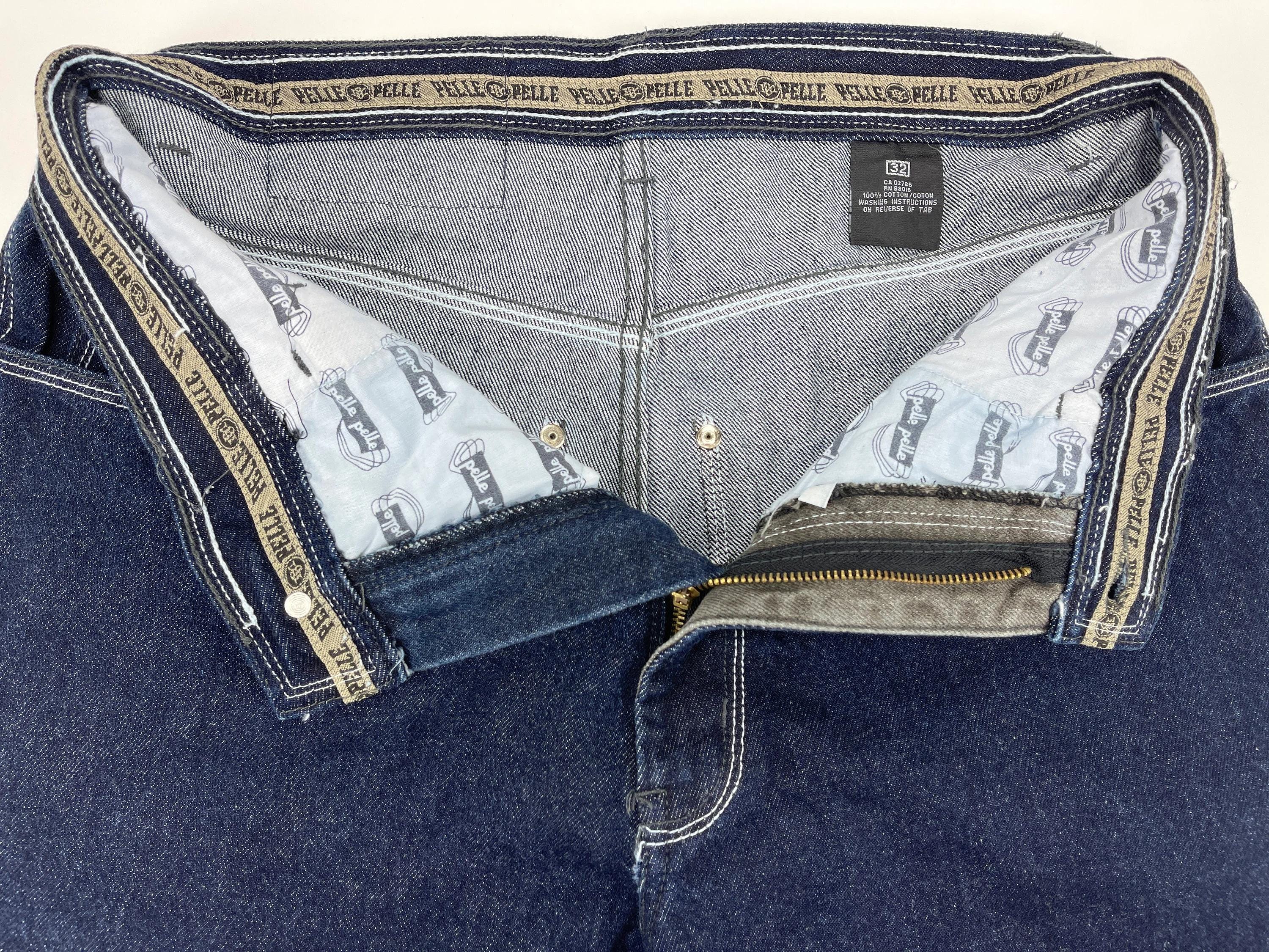 Pelle Pelle Jeans, Blue, Vintage Baggy Jeans, Marc Buchanan