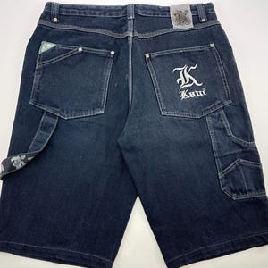 Vintage Karl Kani Denim Shorts - Etsy