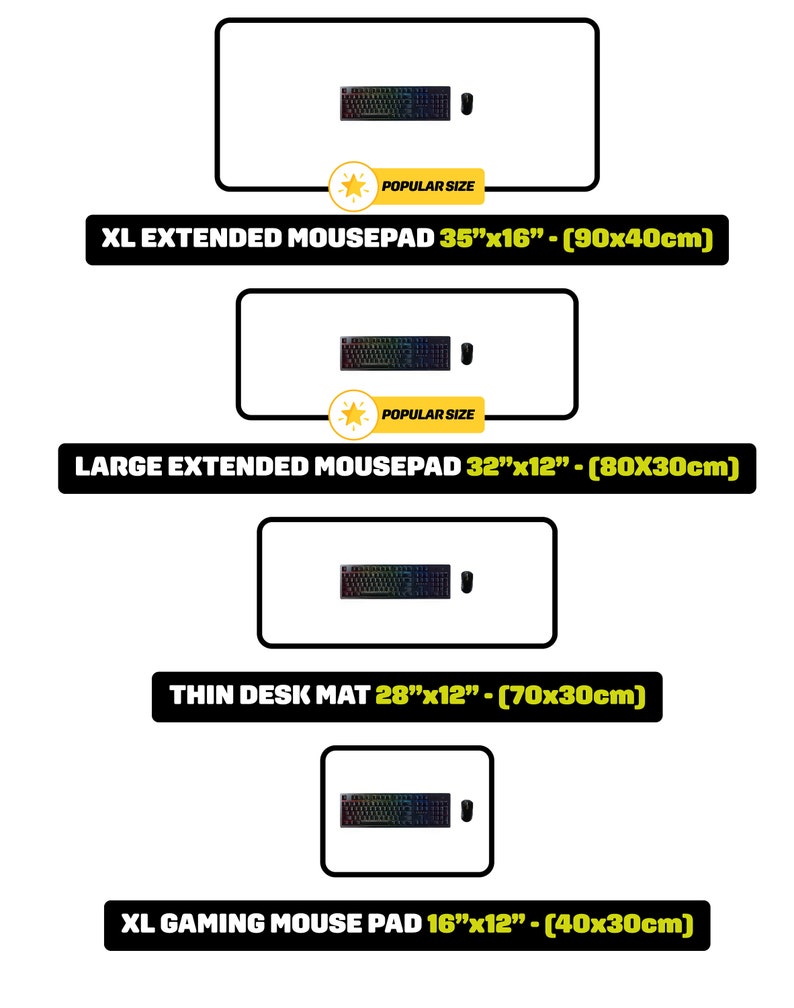 Ultimate Eevee Evolutions Gaming Mouse Pad Colorful Desk Mat for