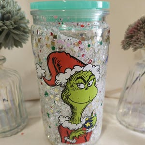 Maybe Christmas... | Grinch Quote Snowglobe 16oz Acrylic Cup