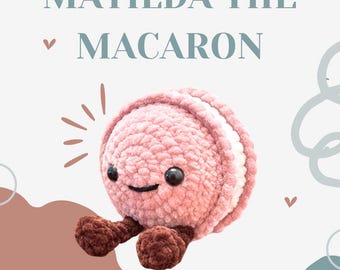 Matilda le macaron Jellycat Amuseables doudou peluche animal en peluche cadeau cadeau dessert doux et câlin petit squishy