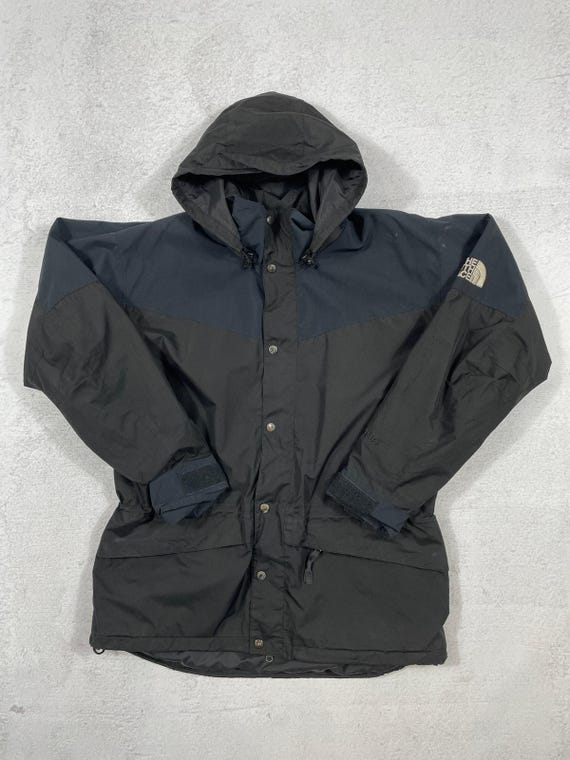 Vintage North Face Jacket Regular North Face Jacket Hydroseal Jacket Black Lightweight Jacket Men s Medium
