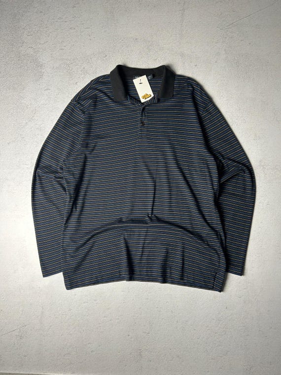 Nautica men's long sleeve polo hot sale