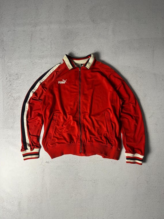 Vintage Puma Track Jacket Mens Track Jacket Vintage Puma Jacket Men s Large Etsy Australia