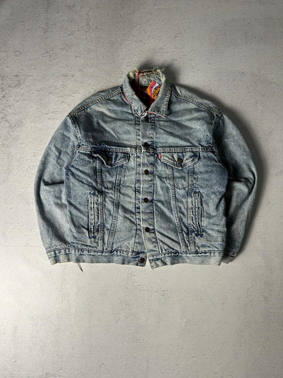 Denim warm jacket hot sale