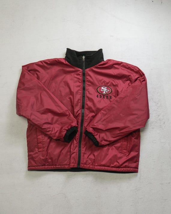 Vintage 90s NFL San Francisco 49ers Jacket, Red Regular Jacket 