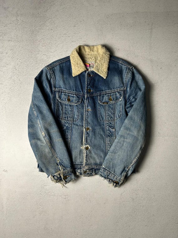 Chaqueta Lee vintage de los anos 90 chaqueta vaquera azul chaqueta usada para hombre chaqueta vaquera talla pequena para hombre ropa de hombre Etsy Espana