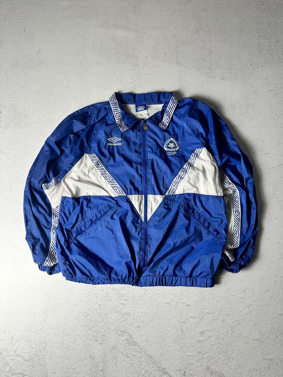 90'S UMBRO College Windbreaker Men's XL Vintage unclear black type Vintage Second Hand