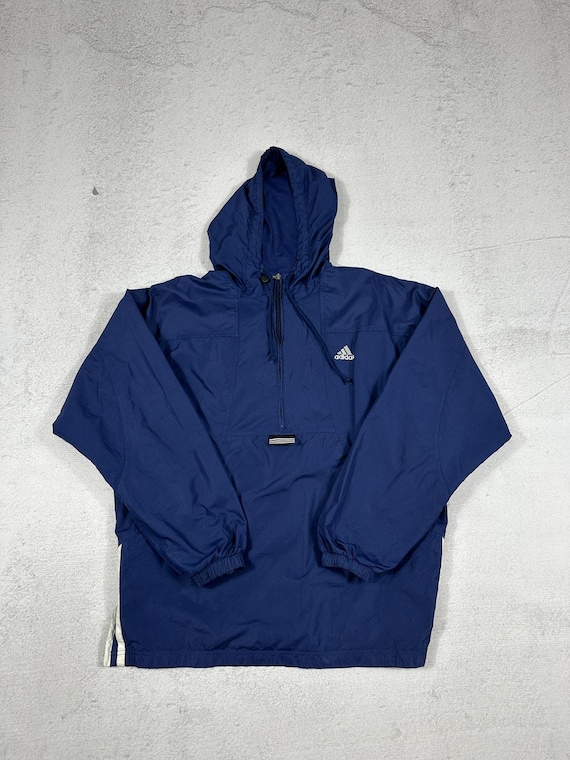 Giacca a vento Adidas blu vintage Giacca a vento Adidas da uomo Uomo XL Etsy Italia