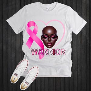 Breast cancer awareness png, warrior series png, awareness ribbon, png, digital download, sublimation, udtf design