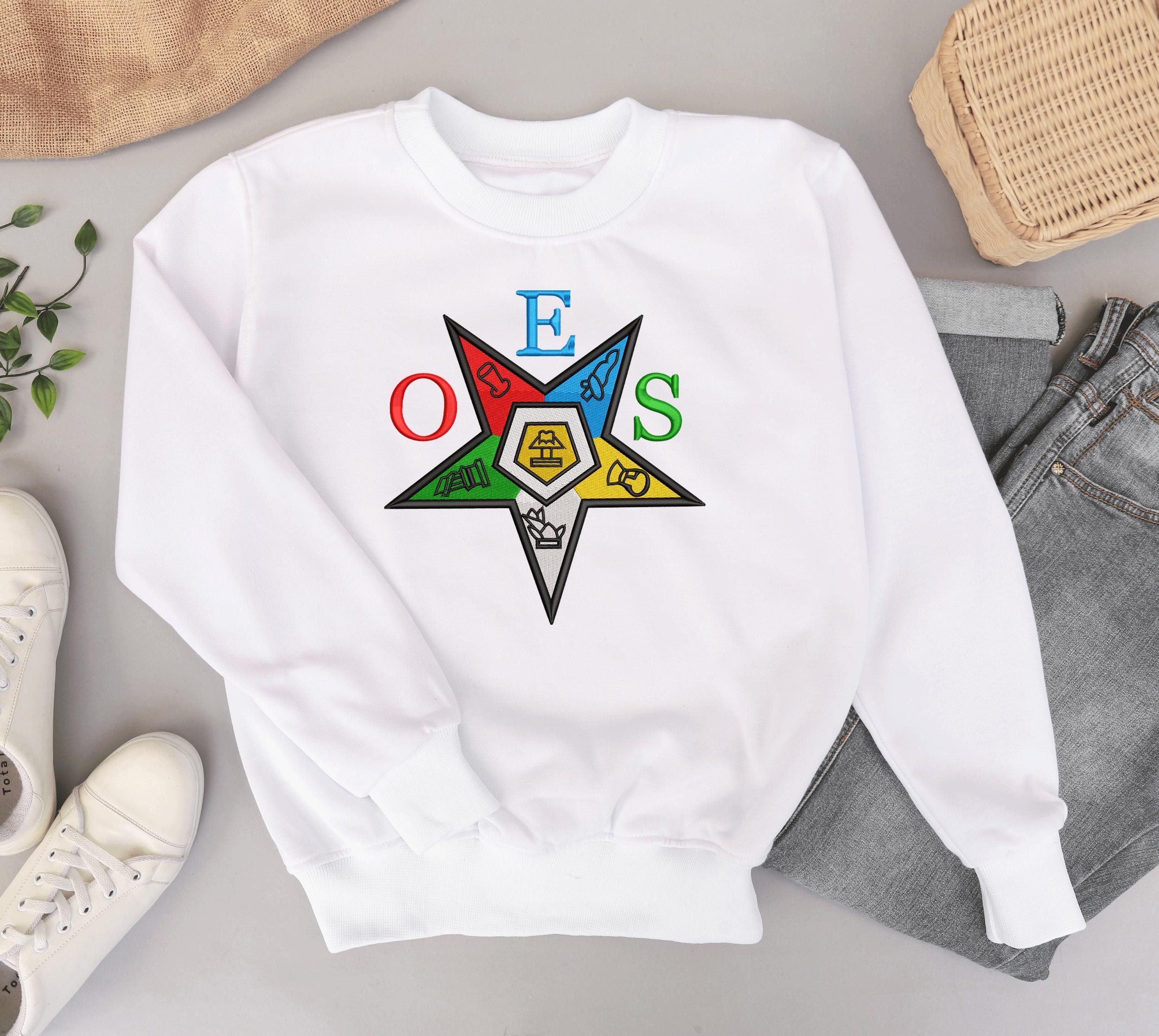 OES Star FATAL Symbols Embroidery Design, Order of the Eastern Star ...