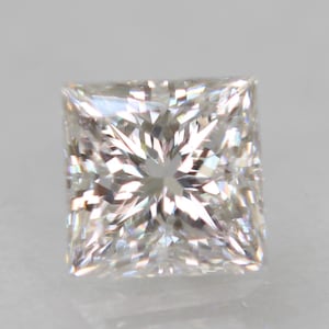 0.07カラット Eカラー VVS2 プリンセス 天然地球採掘ルースダイヤモンド ジュエリー用 2.23×2.30mm *本物は希少、本物のダイヤモンド