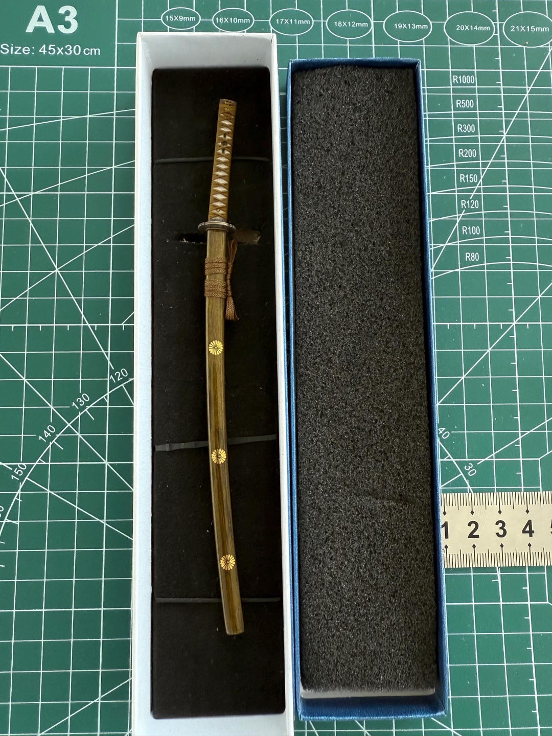 1/6 Miniature Mini Katana Japanese Samurai Sword Nihonto With ...