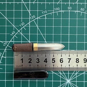 miniature Japanese sword roughly 1/3 scale