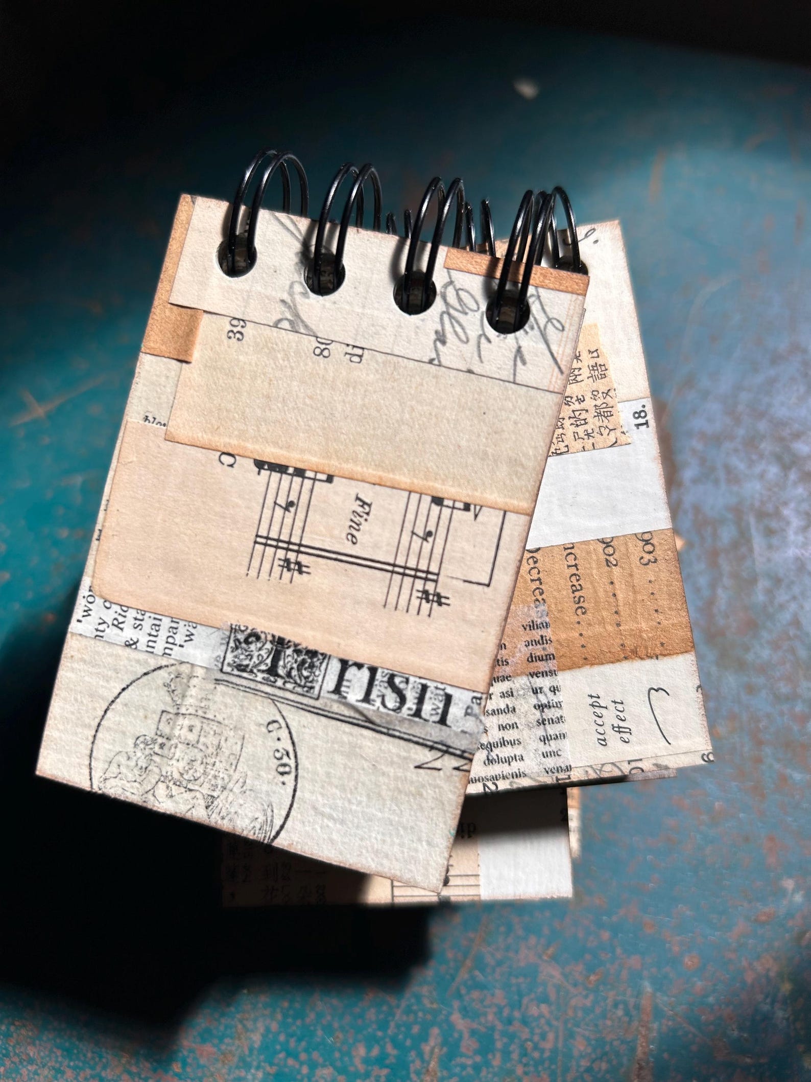 Mini Journal Bitty Bricolage Art Junk Journal - Vintage Neutrals - Etsy
