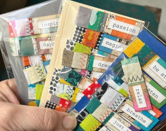 Tiny Altered Tags for Art or Junk Journaling Embellishments