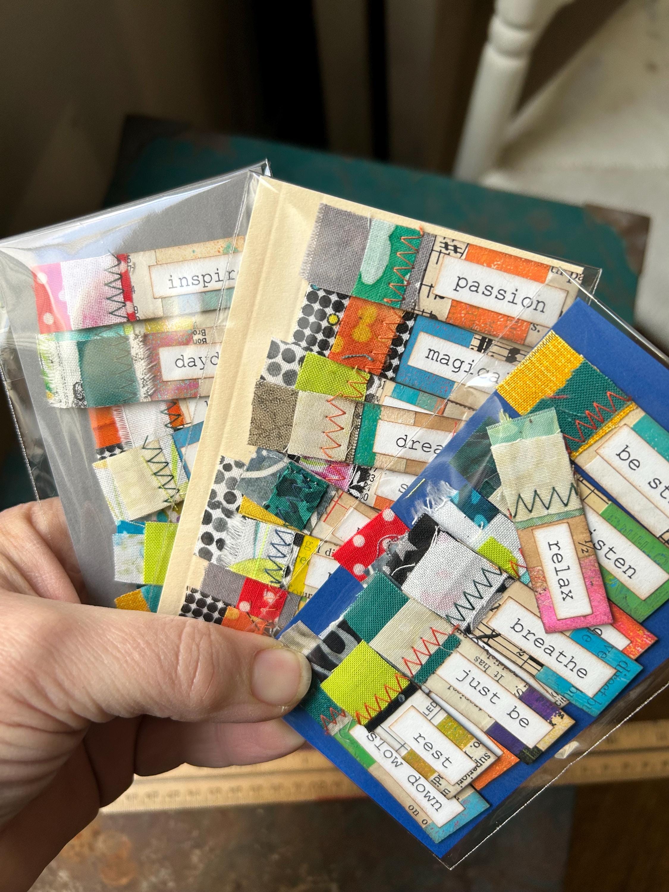 Tiny Altered Tags for Art or Junk Journaling Embellishments - Etsy