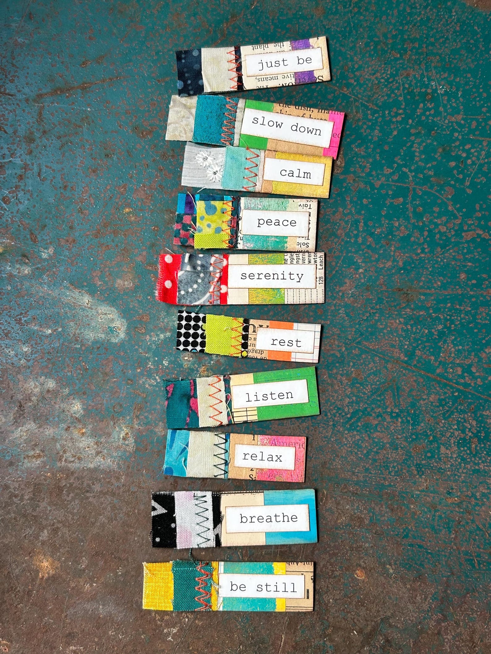 Tiny Altered Tags for Art or Junk Journaling Embellishments - Etsy