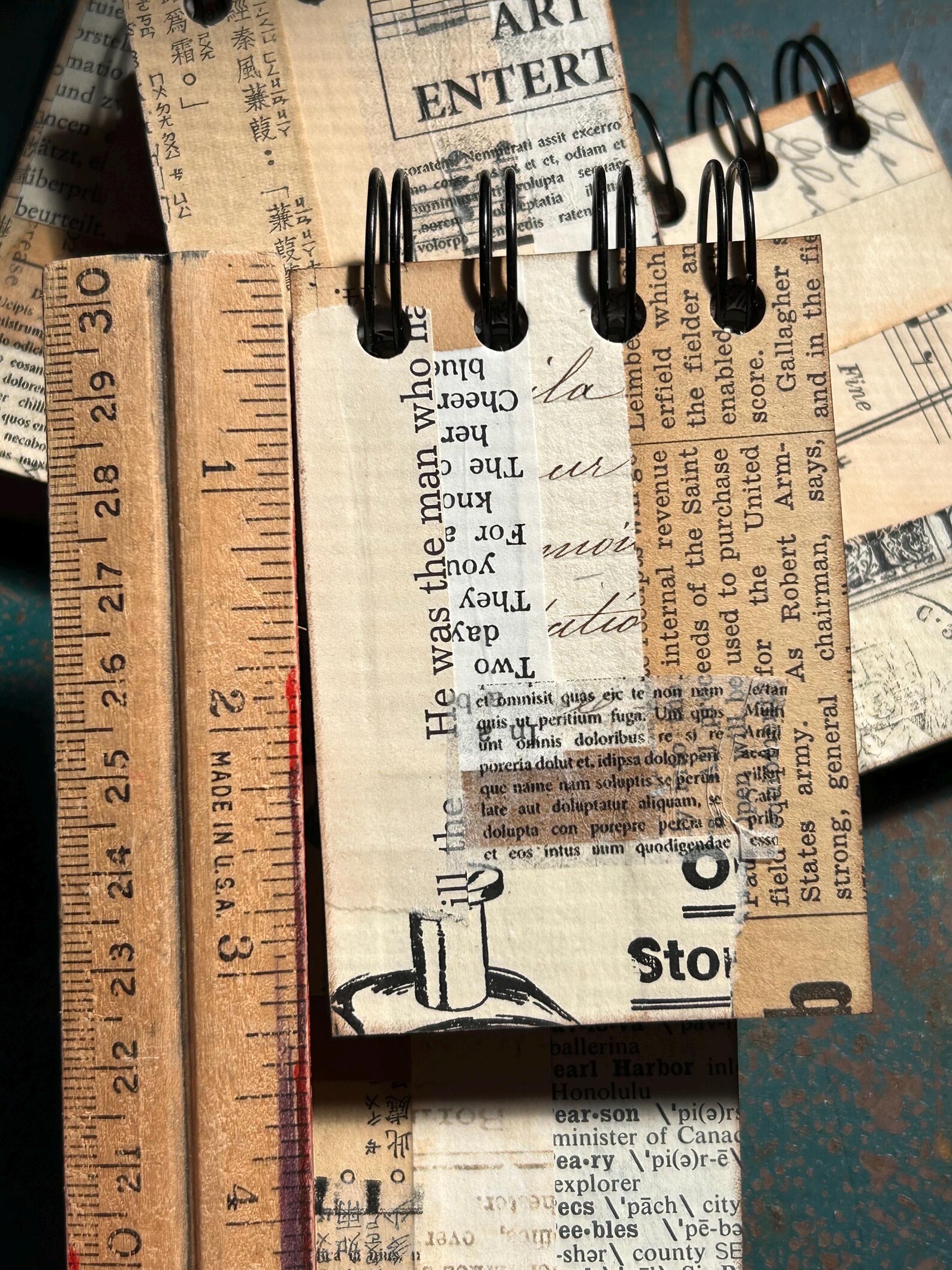 Mini Journal Bitty Bricolage Art Junk Journal - Vintage Neutrals - Etsy