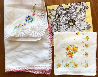 Vintage Hankies Hankie Lot