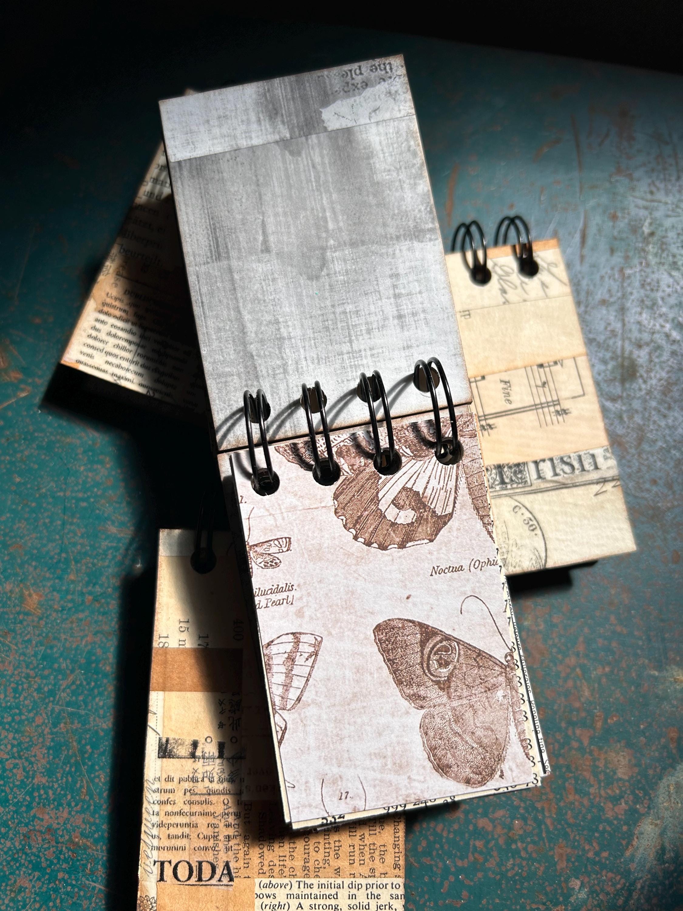 Mini Journal Bitty Bricolage Art Junk Journal - Vintage Neutrals - Etsy
