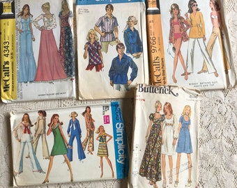 Vintage Sewing Patterns for Junk Journal or Collage Lot