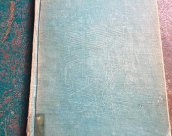 1941 Little Town On The Prairie Vintage Hardcover Book for Junk Journal or Collage