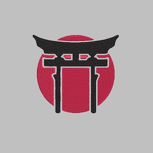 Torii Gate Japan DIGITAL Embroidery Download