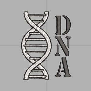 DNA DIGITAL Embroidery File Download