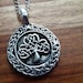 American Pewter Celtic Knot Shamrock Necklace