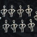 10 Silver Pewter Medieval Knight Charms