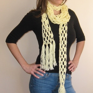 Lemon Meringue Pie Scarf