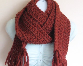 Pumpkin Pie Scarf. Women Accessories Crochet