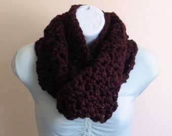 Glarmorously Garnet Circle Scarf\/Cowl