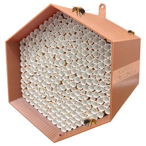 Supporto per la nidificazione delle api selvatiche: assolutamente durevole e resistente alle intemperie. hotel per insetti / hotel per api (Art.-No.: 10207)