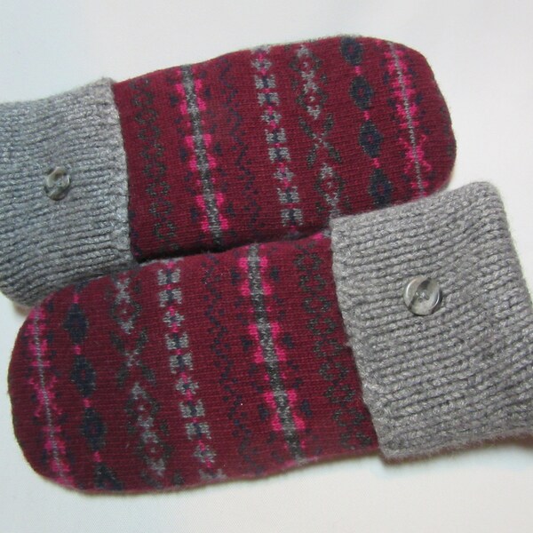 Mitaines pull femme - Mitaines en laine