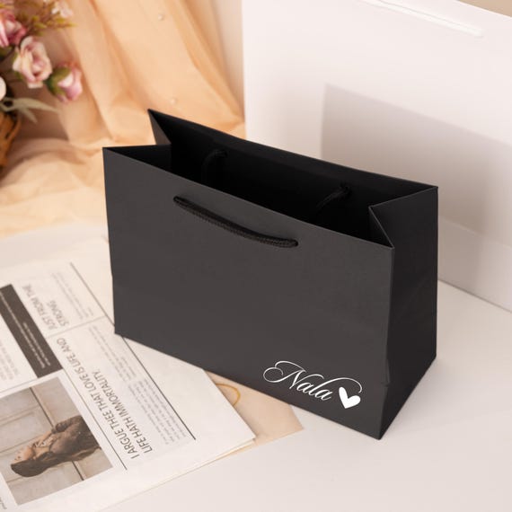 Bridesmaid Gift Bags Personalised, Wedding Gift Bags, Bridal Party Gift Bag, Bachelorette Party Bag, Anniversary Present, Elegant Gift Bag